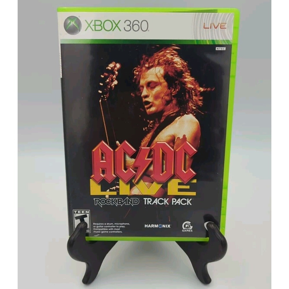 AC/DC Live: Rock‎ Band Track Pack (Microsoft Xbox 360, 2008) Complete CIB